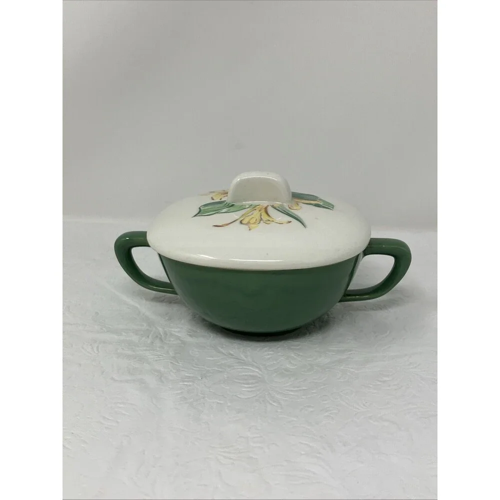 Taylor Smith Taylor Conversation DAYLILY  Covered Sugar Bowl w/Lid Day Lily